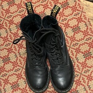 Dr Martens black classic combat boots